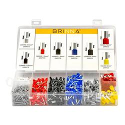 Kit 1200 Terminales Tiff Punteras Tubulares Brinna SPB-1200